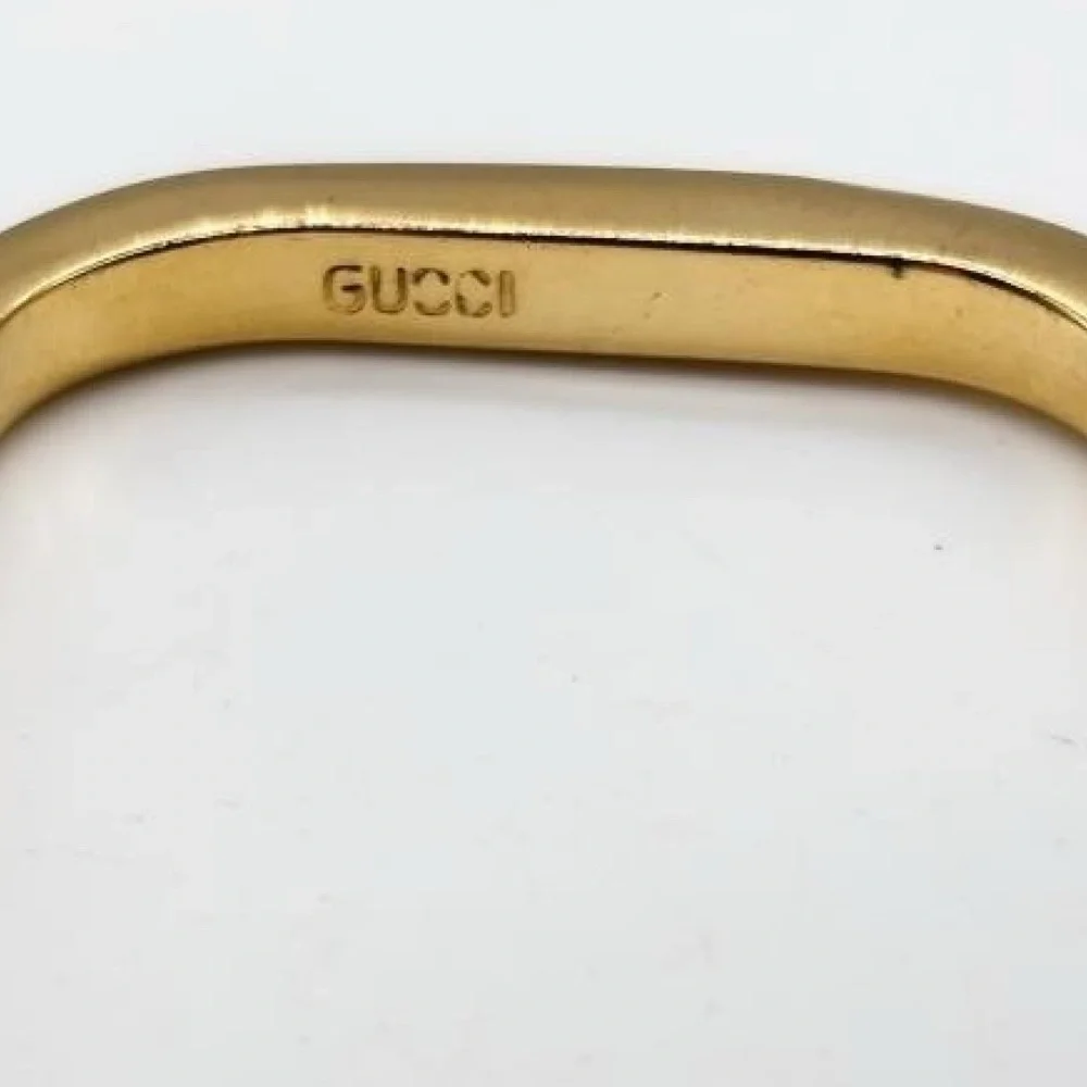 Gucci Gold and Red Enamel Bracelet - Picture 4 of 4